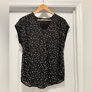 Monday Fun Lillian V-neck blouse